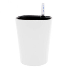 (White)Water Self-absorbent Flowerpot Breathable Holes Flowerpot Ornament for Office Desk