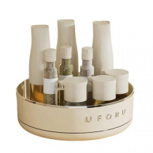(C)360 Rotating Stylish Seasoning Storage Box Large Capacity Household Organiser Tray for Home Kitchen Cabinets