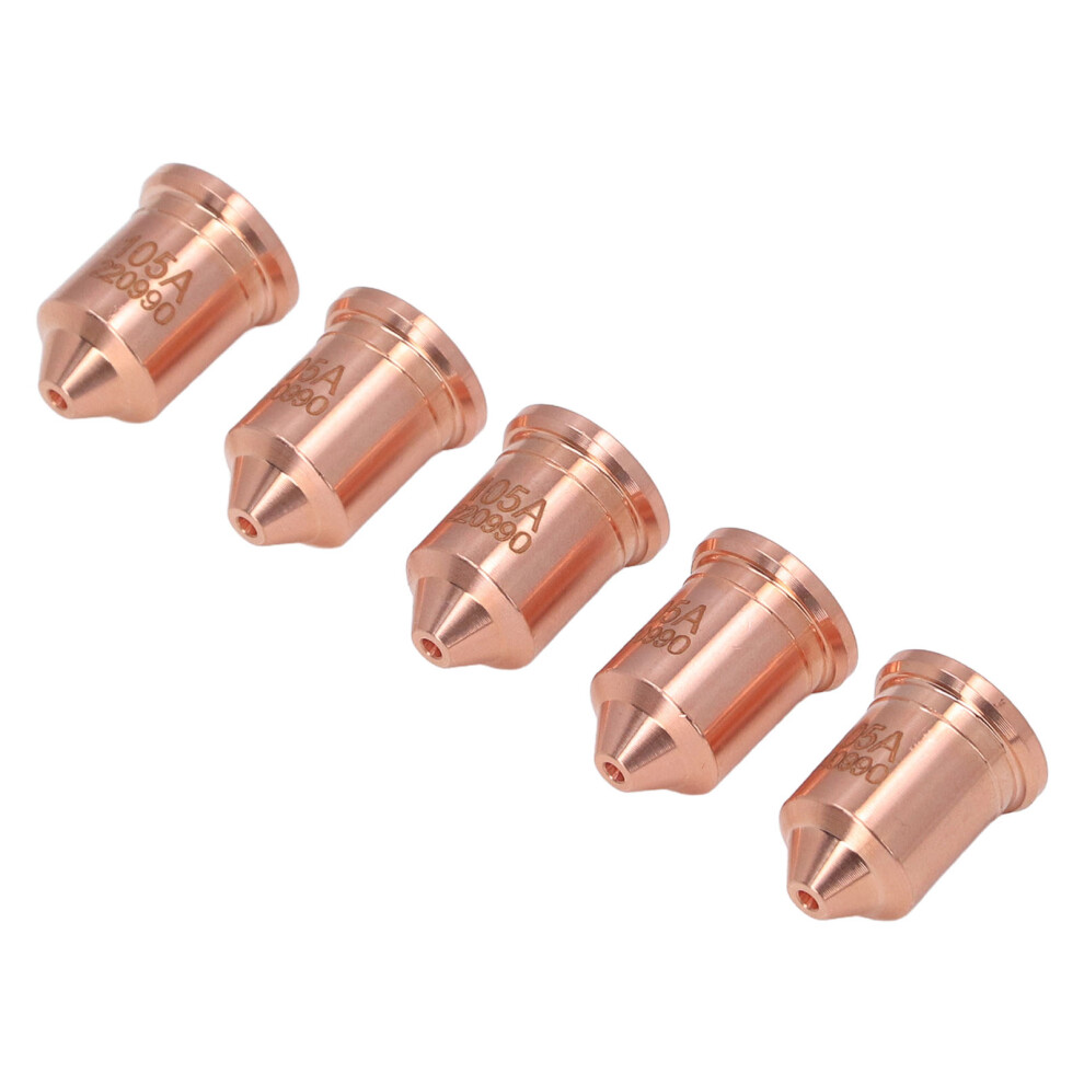 5 Pcs 220990 Nozzle Tip Brass Plasma Cutting Torch Nozzle Tips For Pmx 65 85 105 125A Consumables 6921313547133