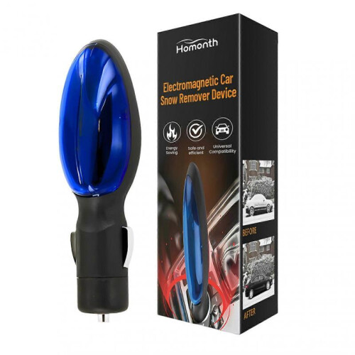 (1pc) Quick Portable Mini Deicer Electromagnetic Heated Snow Remover for Car Window Winter Supply