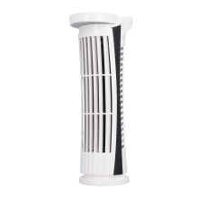Tower Fan 90 Degree Oscillating Fan with 2 Speeds Light Standing Bladeless Fan 34dB Quiet USB 2.0 for Indoors Bedroom White