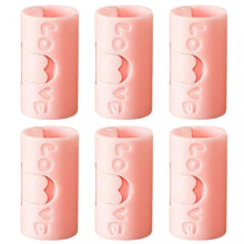 (Pink) Needle-free Bed Sheet Holder with 6 Piece Non-Slip Clip Bed Sheet Setting Device for Bed Cushions