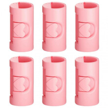 (Upgraded Pink)Needle-free Bed Sheet Holder with 6 Piece Non-Slip Clip Bed Sheet Setting Device for Bed Cushions