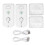 2 Way Voice Intercom Home Elderly Voice Activated Hands Free Wireless System 1000m Range White 3