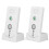 2 Way Voice Intercom Home Elderly Voice Activated Hands Free Wireless System 1000m Range White 1