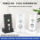 2 Way Voice Intercom Home Elderly Voice Activated Hands Free Wireless System 1000m Range White 5