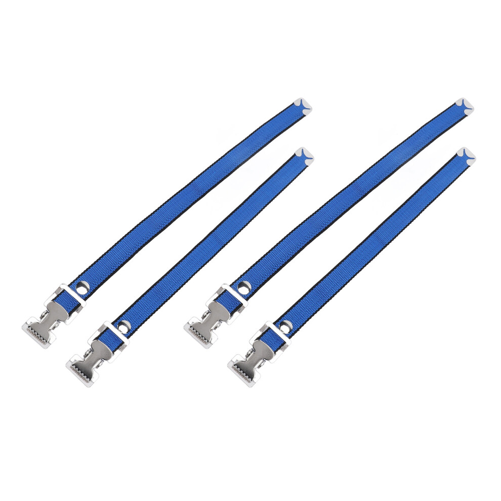 4Pcs Drywall Stilts Straps Flexible Nylon Aluminum Alloy Buckle Adjustable Drywall Foot Band Straps Kit Replacement Part For Stilts Blue 8051313550098