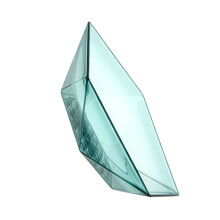 Geometrische Obstschale, Großes Fassungsvermögen, Seeblau