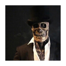 The Latest Skeleton Biochemical Mask for 2021 Halloween Party Cosplay Props Silicone Full Cover Head