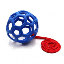 (Blue)Horse Treat Ball Hanging Hay Feeder Toy Ball Multipurpose Feeding Toy for Horse Stable Stall