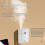 (White peach oolong) Airs Freshener for Small Spaces Hotel Aromas Diffuser for Bathroom 3 Modes Wall Desk Diffuser 5