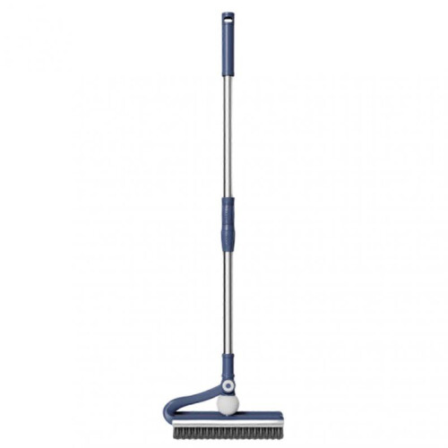 (Indigo)Multifunctional Floor Brush Rotatable Multi-angle Floor Brush for Washing 1