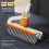 (Indigo)Multifunctional Floor Brush Rotatable Multi-angle Floor Brush for Washing 4