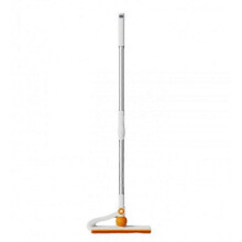 (Simple White)Multifunctional Floor Brush Rotatable Multi-angle Floor Brush for Washing