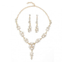 Pearl Necklace Earrings Set with Pearl Stunning Necklace and Earrings for Holiday Birthday Gift