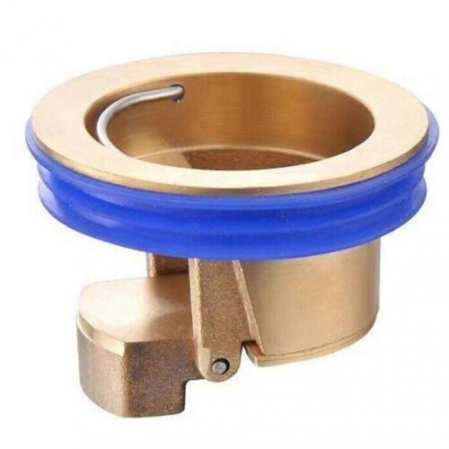 (Copper) Single Way Valves Floor Drain Deodorant Plug Quickly Draining Sewer Strainer Plug