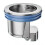 (Silver) Single Way Valves Floor Drain Deodorant Plug Quickly Draining Sewer Strainer Plug 1