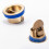 (Copper) Single Way Valves Floor Drain Deodorant Plug Quickly Draining Sewer Strainer Plug 4