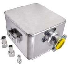 2.5L Aluminium Alloy Water Coolant Expansion Tank Header Universal Overflow