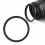 Schwarzer Aluminium-Reduzierfilteradapter 77–82 mm 1