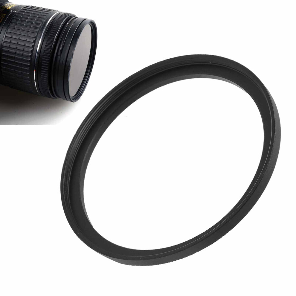 Filter Adapter Ring Aluminum Alloy Reducing Ring Step Up Converter For Uv Cpl Nd Close Up Camera Lens 67Â72Mm Black 5071313561019