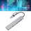 Modell USB-C Hub, 7-Port, 17cm Kabel, Silber 1