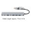 Modell USB-C Hub, 7-Port, 17cm Kabel, Silber 2