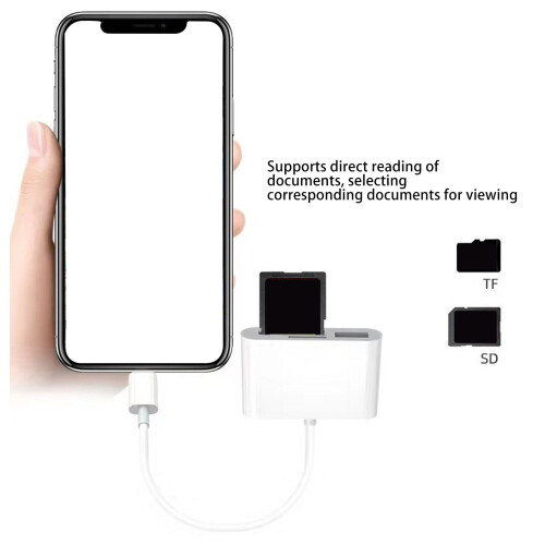 3-in-1 USB-C Speicherkartenleser 500 MB/s, 9 cm 2