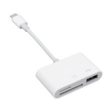 3-in-1 USB-C Speicherkartenleser 500 MB/s, 9 cm