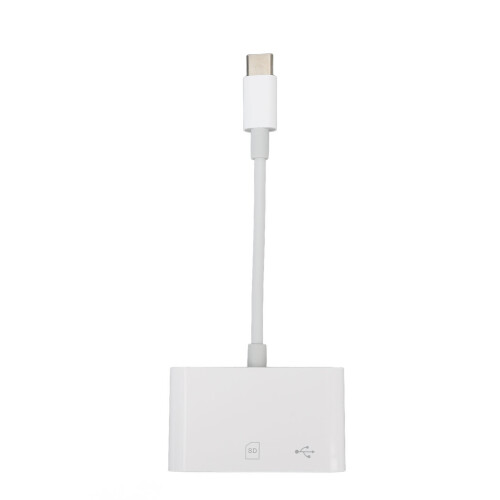 3-in-1 USB-C Speicherkartenleser 500 MB/s, 9 cm 1
