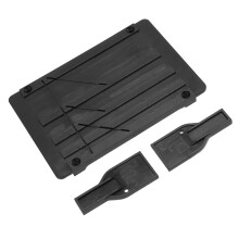 1/4 10 In Tape-Splicing-Set schwarz 13,5 x 9 cm