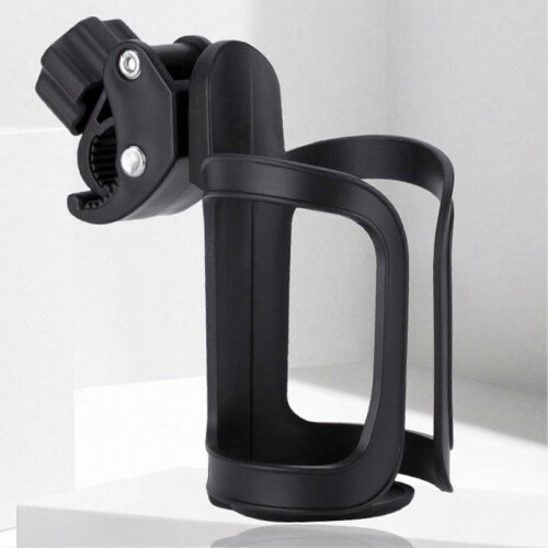 (2 Pack) Universal 360 Beverage Cup Holder for Baby Strollers Scooter Portable Space Saving Drink Bottle Cage 1