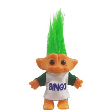 Vintage Troll Dolls Lucky Doll Chromatisch Schattig voor collecties Schoolproject Kunst en ambachten Feestartikelen - 19,5 cm hoog (inclusief de leng