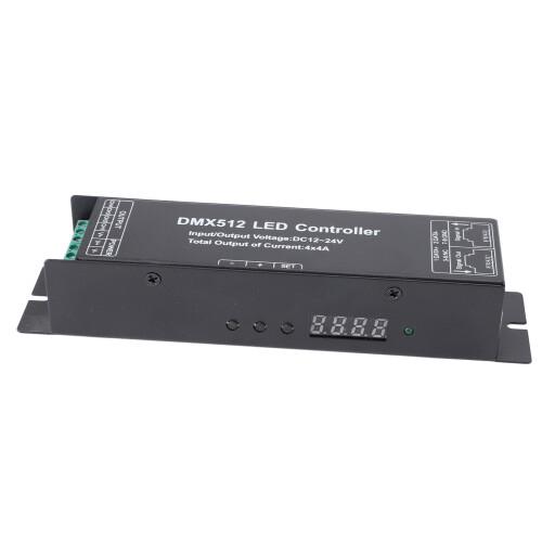 DMX512 LED Controller 4Ch, Größe: Kompakt, Stahl