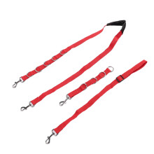 Set aus 3 roten Nylon-Hundepflegebäuchergurten mit Edelstahlverlängerungen