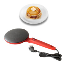 600W Electric Crepe Maker Machine Easy To Use Multifunction Portable Round Pancake Griddle for Home Use