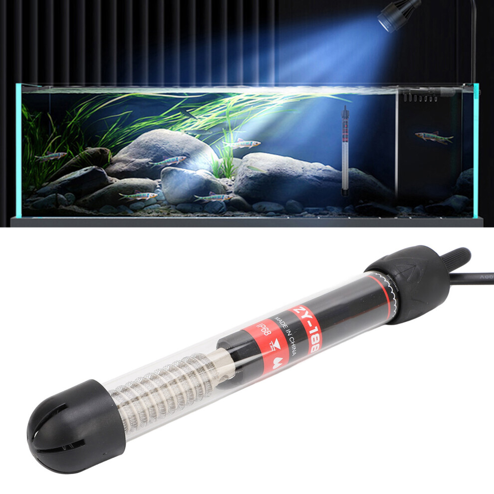 Fishing Tank Heating Rod Automatic Thermostat Submersible Glass Aquarium Heater for Freshwater Seawater Fish Tank