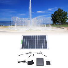 Solar Water Pump Professional Monocrystalline Silicon 16.4FT Head 100W Solar Powered Water Fountain Pump with Energy Storage Box