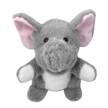 (Elephant)Kawaii Animals Plush Toys Hand Puppet Realistic Stuffed Doll Creative Cute Simulation Stuffed Toy for Kids Birthday