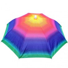 (Colorful)Outdoor Portable Rain Hat Anti-UV Beach Head Hats Accessory for Gardening Hiking Farming