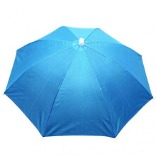 (Sky Blue)Outdoor Portable Rain Hat Anti-UV Beach Head Hats Accessory for Gardening Hiking Farming