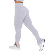 (L, Lavender) Women's High Waist Scrunch Butt Lifting Seamless Leggings for Workout Yoga Gym