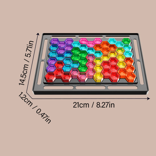 2-in-1 3D-Perlen-Puzzle, 21 x 14,5 cm, bunt 1