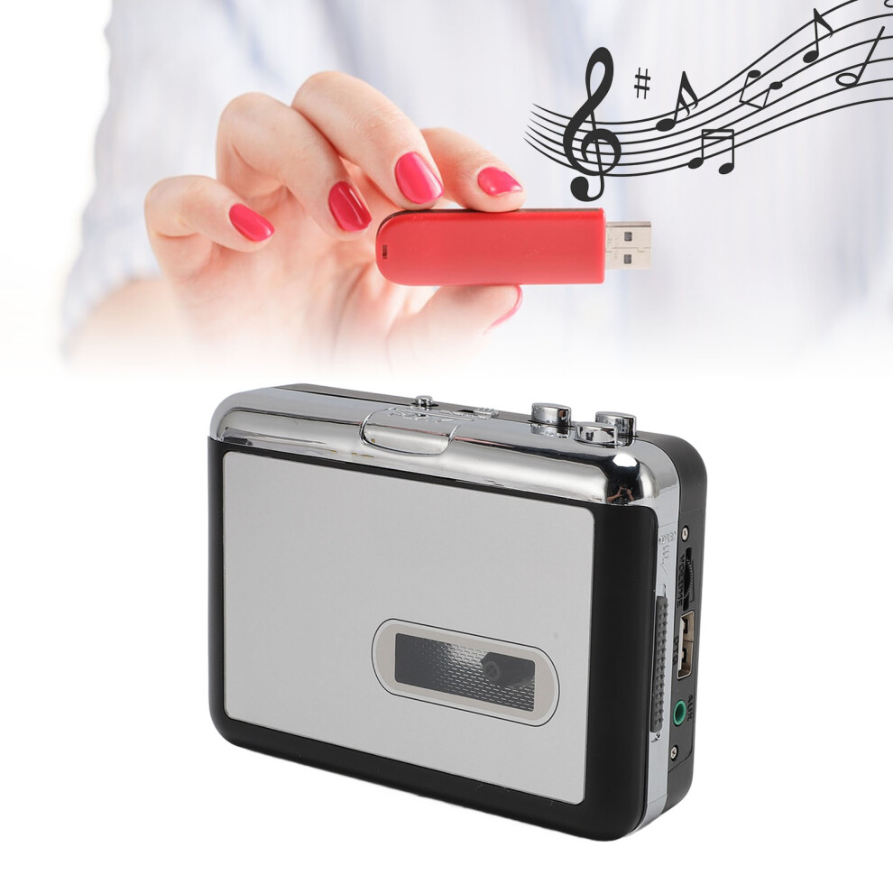 Portable Cassette Player Usb Cassette To Mp3 Converter With Earphone Hifi Stereo Sound 8491313573480