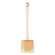 (amber) Wall Mounted Toilet Brush with Long Handle Soft Toilet Cleaning Brush Set
