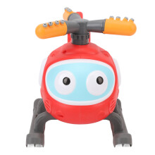 Water Sprinkler Baseball Toy 2 in 1 360 Degree Rotating Spray Water Baseball Helicopter Toy for Kids Outdoor Backyard Lawn