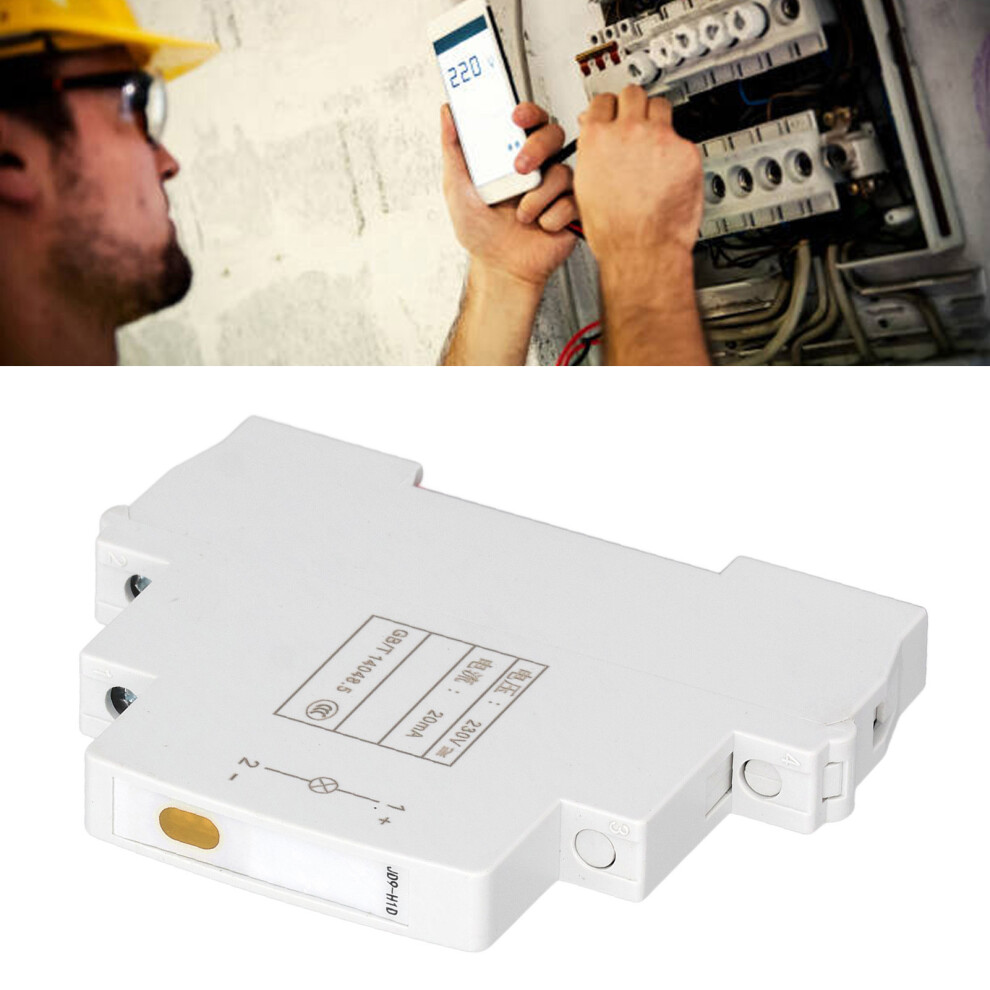 Din Rail Indicator Light Led Ac Dc 230V Modular Mount Jd9âH1d For Telecommunications Electrical Lines 6921313576867