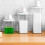 (Medium) Softener Bleach Storage Container Liquid Detergent Dispenser Storage for Laundry Detergent Powder Rice Cereal Flour 3