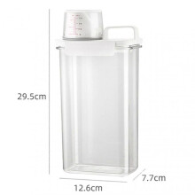 (Large) Softener Bleach Storage Container Liquid Detergent Dispenser Storage for Laundry Detergent Powder Rice Cereal Flour