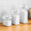 (Small) Softener Bleach Storage Container Liquid Detergent Dispenser Storage for Laundry Detergent Powder Rice Cereal Flour 2